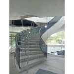 U THÉP CHÔN ÂM CAO 82 MM CHO LAN CAN KÍNH CONG