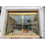 CỬA LÙA TỰ ĐỘNG INOX 2 CÁNH 2 FIX