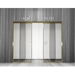 CỬA LÙA O SLIM 2 CÁNH 2 FIX ĐÓI XỨNG