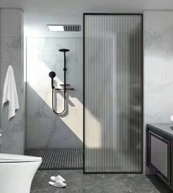 VÁCH NGĂN PHÒNG TẮM KHUNG SLIM INOX