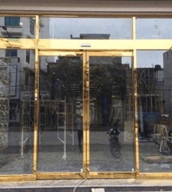 CỬA ĐI MỞ LÙA TỰ ĐÔNG HỆ INOX