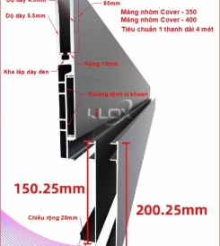 MÁNG NHÔM COVER LILOX
