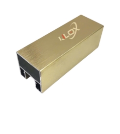 TAY VỊN NHÔM 3D LILOX VUÔNG 35x35 MÀU VÀNG XƯỚC