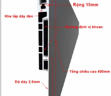 MÁNG NHÔM COVER LILOX