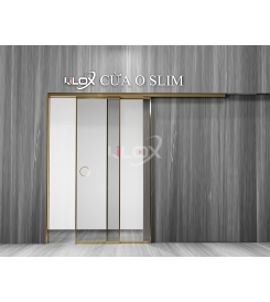 CỬA LÙA O SLIM 2 CÁNH ÂM TƯỜNG