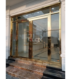 CỬA BẢN LỀ SÀN MỞ QUAY 1 CÁNH HỆ INOX