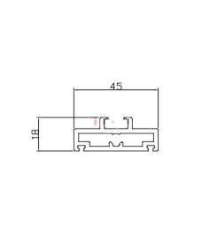 THANH NHÔM ĐỨNG CÁNH SLIM LILOX XẾP GẤP